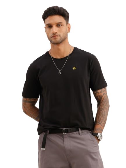Men's 100% Cotton T-Shirt | Solid | Slim Fit