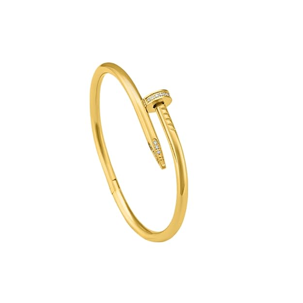 Nail Bangle Bracelet for Women - Gift for Girls & Women