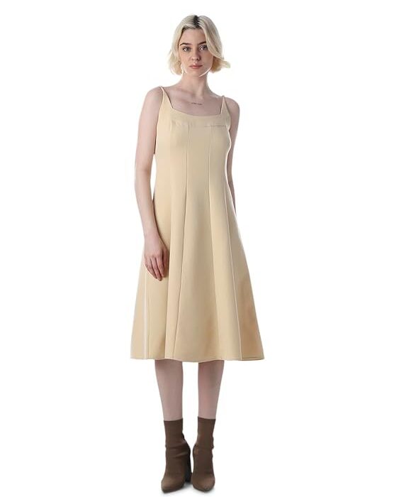 Fit & Flare Midi Dress