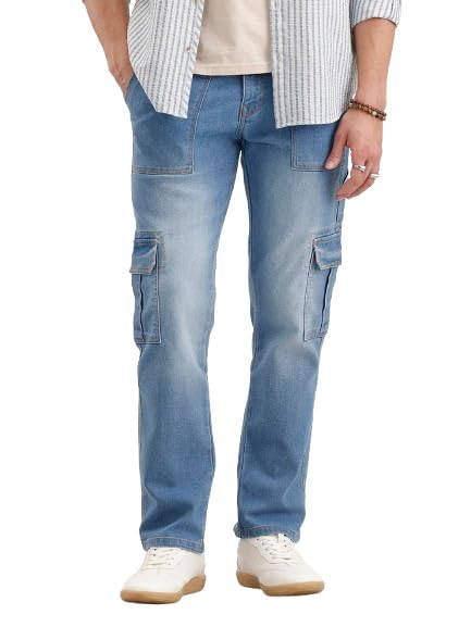 Men's Straight Fit Jeans | Mid Rise | Jeans for Man