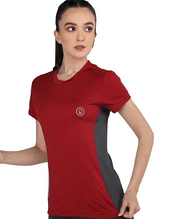Gym Tshirt for Women Workout Dry Fit t Shirt Sports Tshirt Lightweight Round Neck