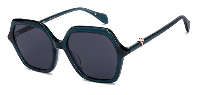 Full Rim Hexagonal Stylish & Premium Sunglasses