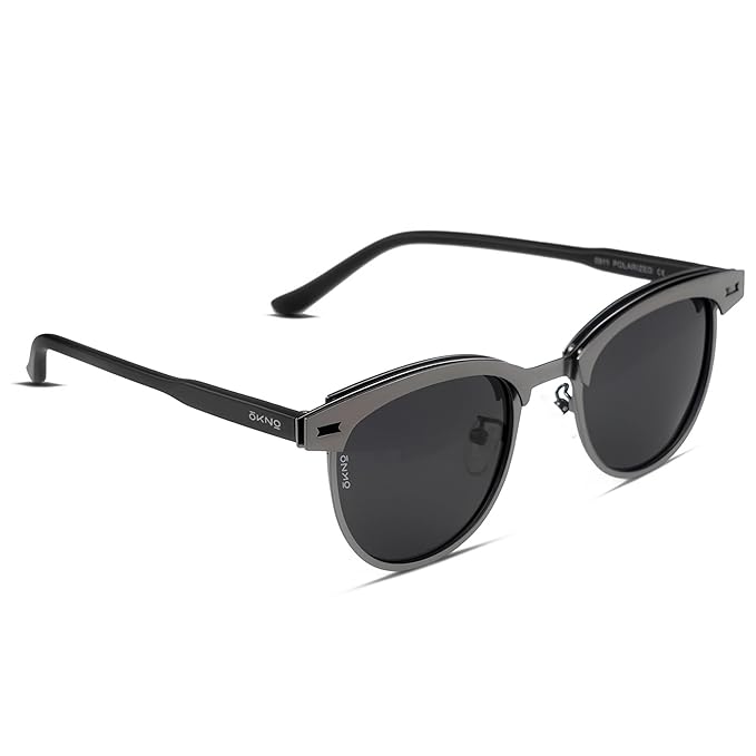 Polarized Full Rim Alloy-Metal Branded Stylish Sunglasses