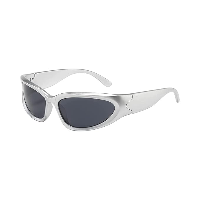Futuristic Series Wraparound Y2K Sunglasses