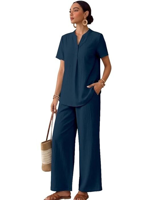 TOPLOT Women's Co-ord Set | Stylish Matching Top & Bottom Set