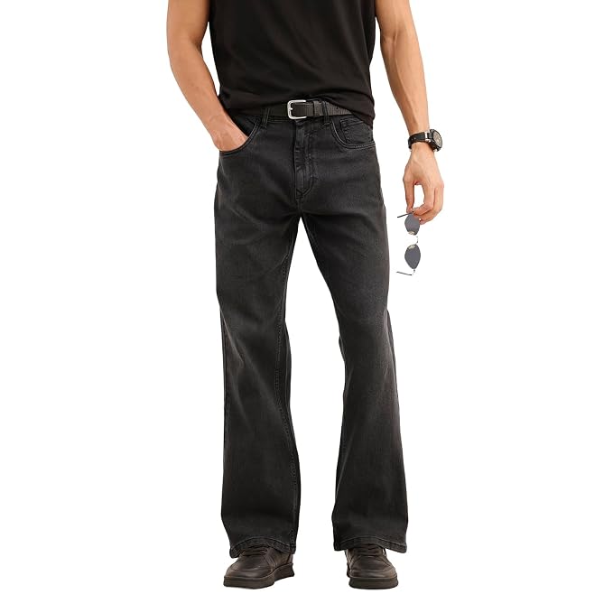 Men's Boot Cut Jeans | Mid Rise | Jeans for Man