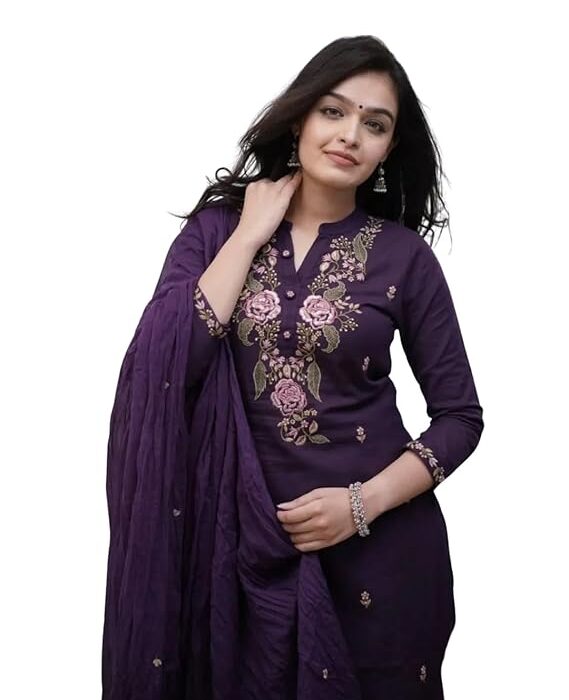 piludi Embroidered Designer Kurta Set for Women