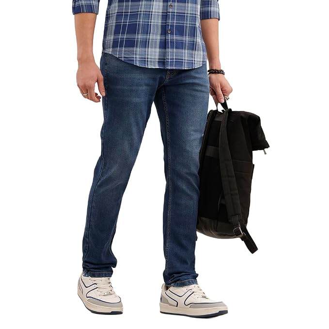 Men's Slim Fit Jeans | Mid Rise | Jeans for Man