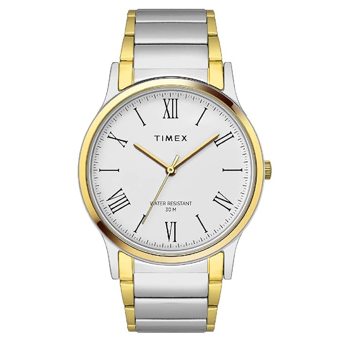 Classics Analog Watch for Men with Round Dial & Water Resistant Man's Wrist Watches