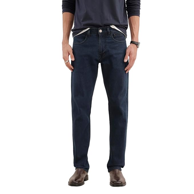 Men's Straight Fit Jeans | Mid Rise | Jeans for Man