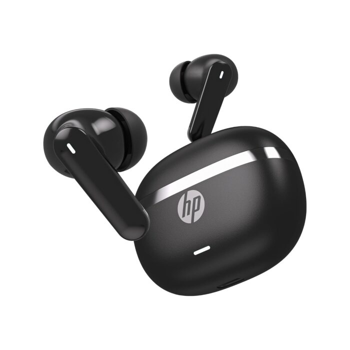 Wireless Earbuds; Upto 40 Hours Playtime; Fast Charge; Water-Resistant; 4 Mic; Compatible with Tablets, Smartphones, PCs, and Other Devices with Bluetooth, 1 Year Warranty