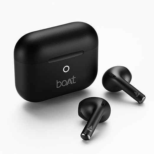 Launch Airdopes Joy v2, 35H Battery, Pocketable Design, ASAP™ Charge, 13mm Drivers, Easy Touch Controls, ENx™ Tech, IWP™ & App Support TWS Bluetooth Earbuds with mic