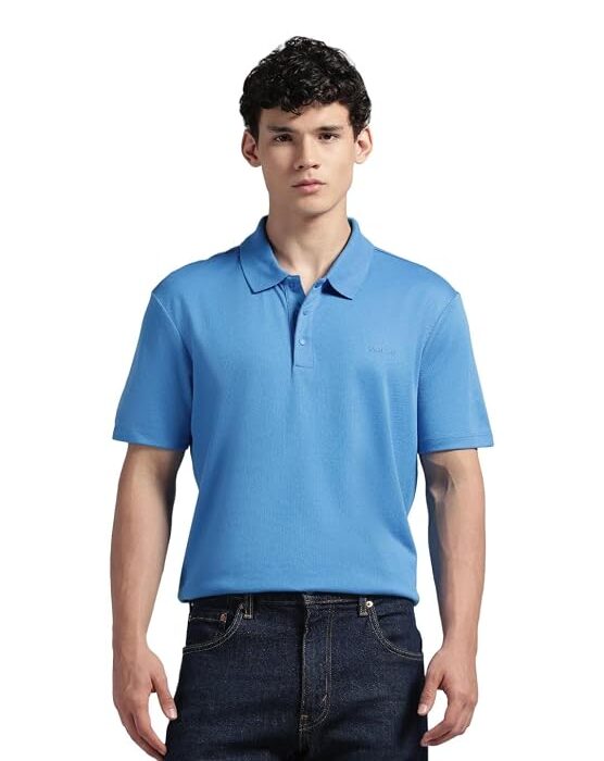 Men's Solid Regular fit Cotton Polo t-Shirt