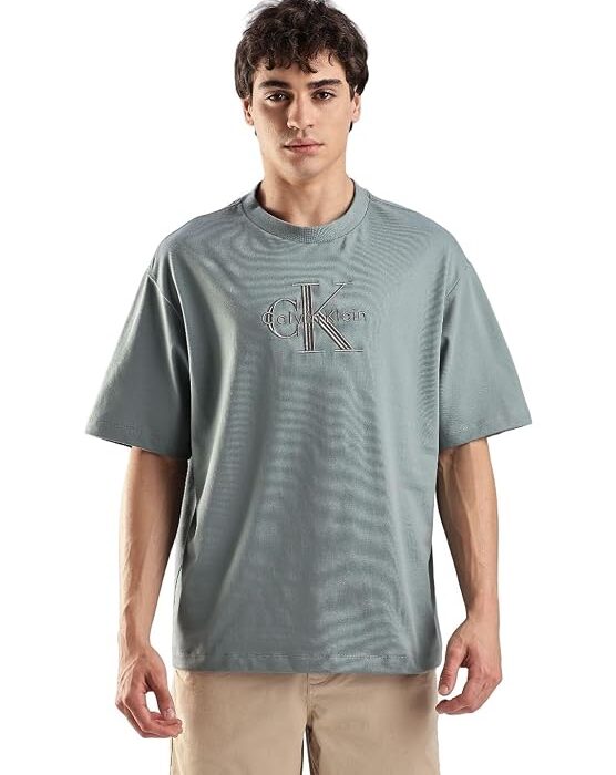 Embroidered Logo Relaxed-Fit Cotton T-Shirt