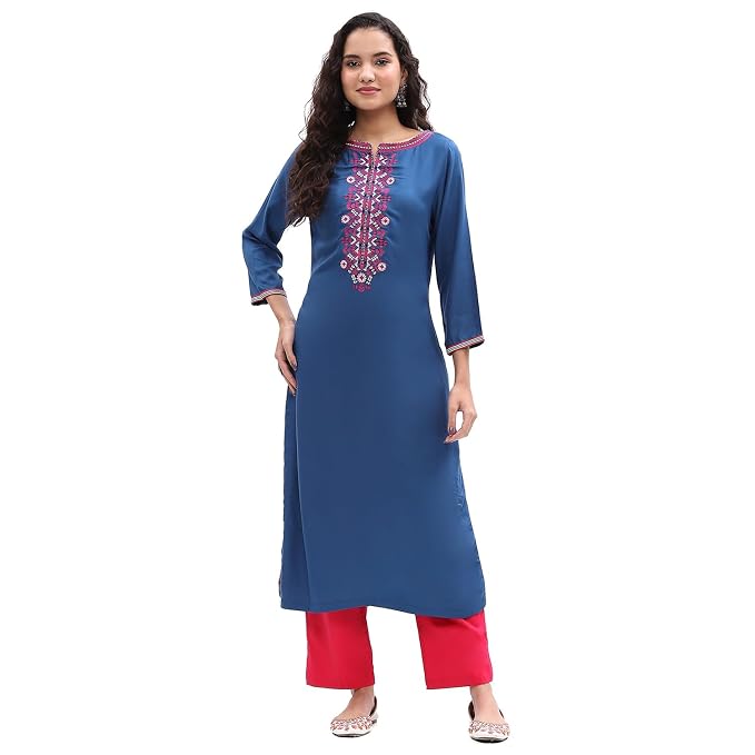 Women Straight Rayon Kurta