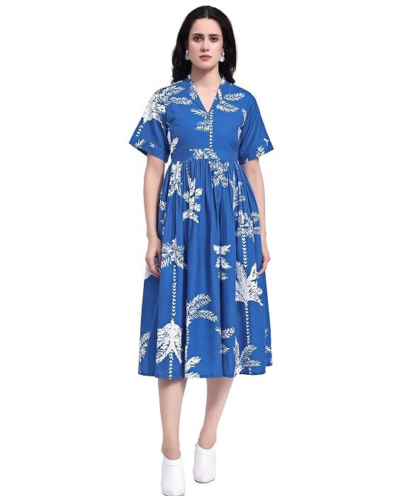Women’s Maxi Cotton Blend Dress