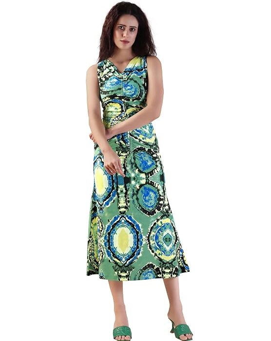 PURVAJA Women’s A-Line Maxi Dress