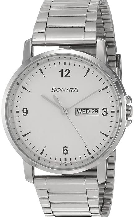 Essentials Analog White Dial Men's Watch