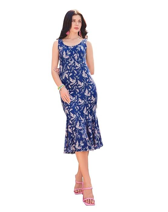 Women’s Mermaid Midi Length Dress