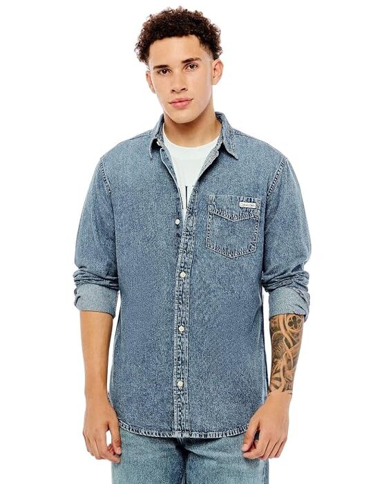 Solid Regular fit Cotton Shirt
