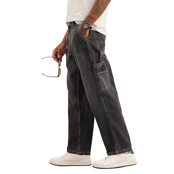 Men's Loose Fit Jeans | Mid Rise | Jeans for Man