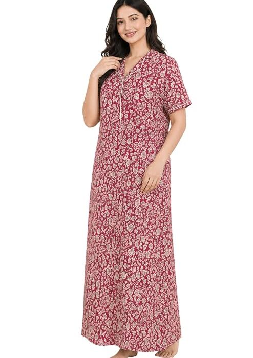 Bahumaan Pure Cotton Nighty for Woman