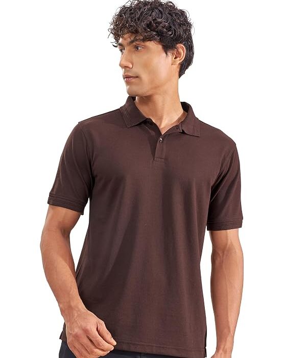 Men Men's Solid Polo T-Shirt